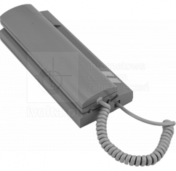 PA456_SZARY Unifon cyfrowy z dwoma przyciskami , sygnalizacja diodą LED, regulacja głośności, PROEL